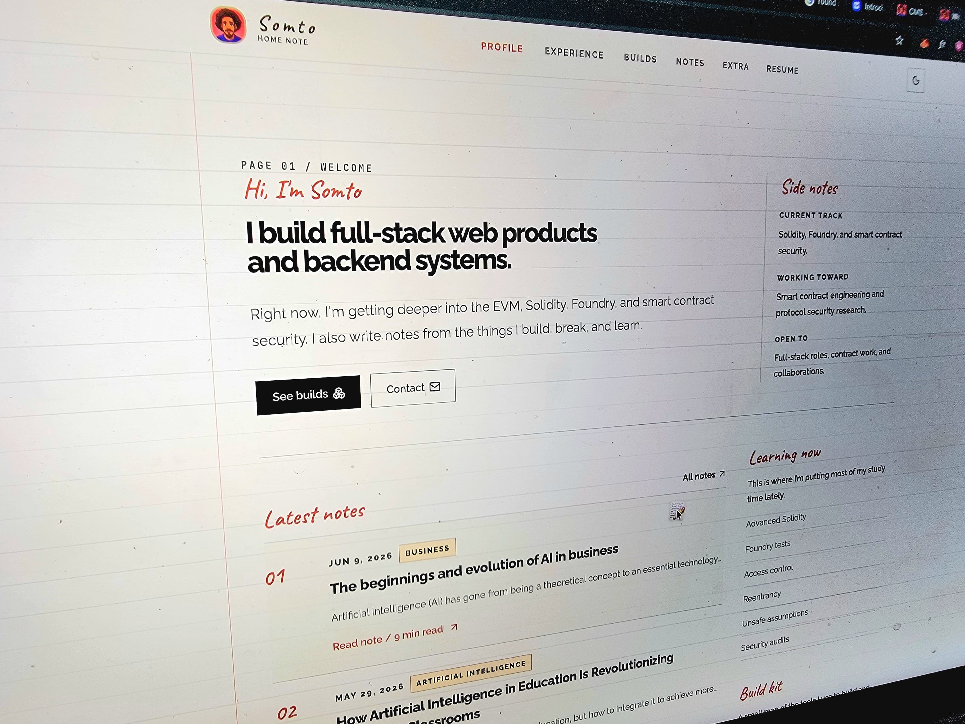 I Finally Built My Developer Portfolio Website